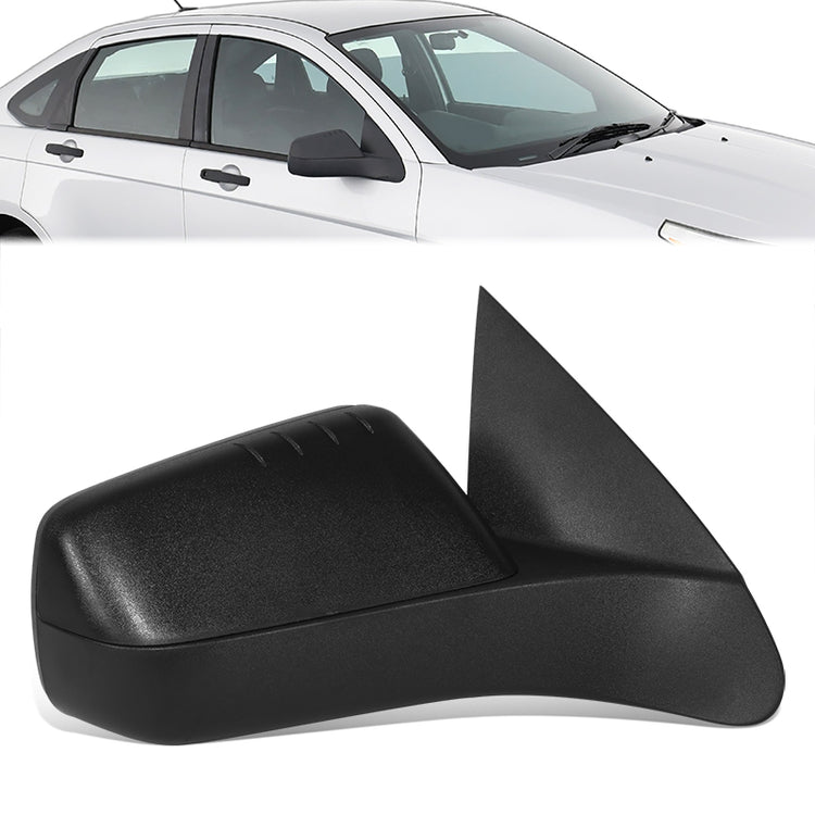 RETROVISOR MIRROR - OE STYLE - FORD FOCUS 08-11 - WITH POWER WITH HEATED GLASS TEXTURE COVER - PASSENGER SIDE - PAINT TO MATCH - BLACK