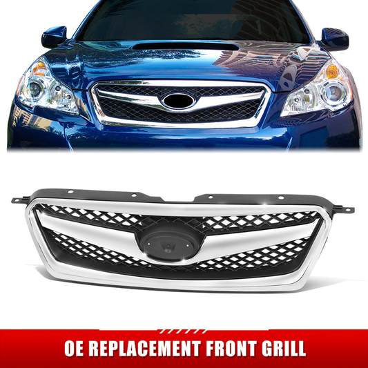 PARRILLA GRILLE - SB LGCY/OTBAK 10-14/ GRILLE ASS'Y 10-12/ MAT-BLACK W/CHROME MLDG/ (LEGACY)//PARTS.NO,SU1200142//OEM NO,91121AJ03B