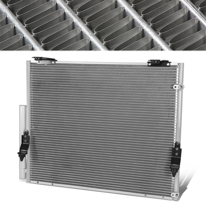 CONDENSADOR TOYOTA SEQUOIA 2008-2019 / TOYOTA TUNDRA 2007-2019 - WITHOUT TOW PKG - ALUMINUM - SILVER
