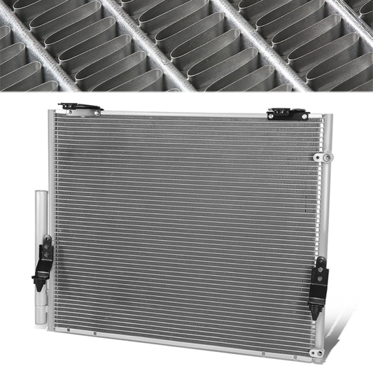 CONDENSADOR TOYOTA SEQUOIA 2008-2019 / TOYOTA TUNDRA 2007-2019 - WITHOUT TOW PKG - ALUMINUM - SILVER