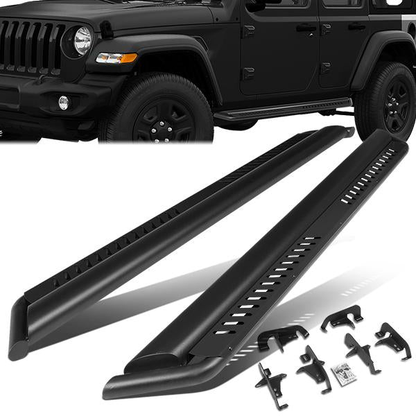 ESTRIBOS 18-20 JEEP WRANGLER JL UNLIMITED 4-DR - BLACK