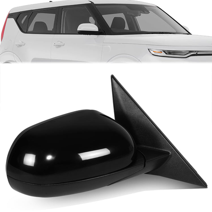RETROVISOR MIRROR - OE STYLE - KIA SOUL 2020-2024 - WITH POWER WITH HEATED GLASS WITH BLIND SPOT - PASSENGER RIGHT SIDE - BLACK