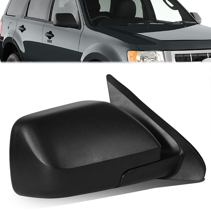 RETROVISOR MIRROR - OE STYLE - FORD ESCAPE 2010-2012 - WITH POWER WITH BLIND SPOT MIRROR WITH HEATED - PASSENGER RIGHT SIDE - BLACK