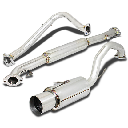TUBERIA CATBACK CATBACK - 95-99 MITSUBISHI ECLIPSE NON TURBO - SINGLE TIP - STAINLESS STEEL