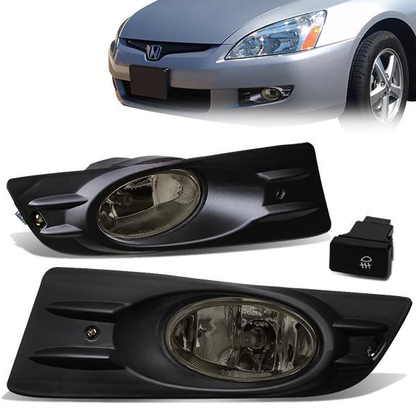 FAROS DE NIEBLA 06-07 HONDA ACCORD COUPE 2-DR - WITH SWITCH, BEZEL - H11 BULB - SMOKE