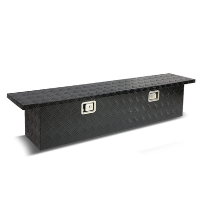 CAJA DE HERRAMIENTAS TRUCK CROSSOVER - W/ LOCK & KEY - ALUMINUM - 60" X 12" X 14" - BLACK