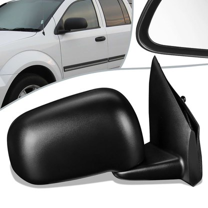 RETROVISOR MIRROR - OEM - 04-09 DODGE DURANGO - POWERED - HEATED - TEXTURED - BLACK - RIGHT