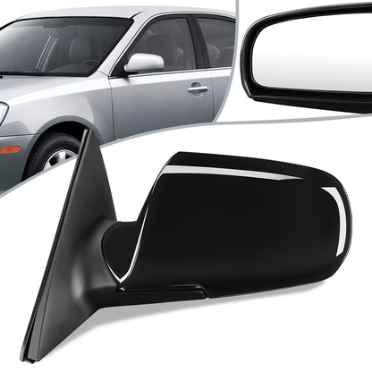 RETROVISOR MIRROR - OEM - 06-10 KIA OPTIMA / 06-10 KIA MAGENTIS - POWERED - HEATED - PAINTABLE - BLACK - LEFT
