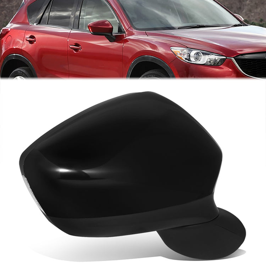 RETROVISOR MIRROR - OE STYLE - MAZDA CX-5 2013-2015 - WITH POWER WITH BLIND SPOT - PASSENGER RIGHT SIDE - BLACK