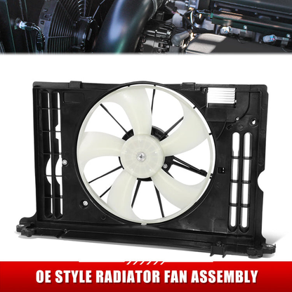 ABANICOS OE STYLE -PONTIAC VIBE 2009-2010 / TOYOTA COROLLA 2009-2013 / TOYOTA MATRIX 2009-2014 - 1.8L MODELS BUILT IN THE US