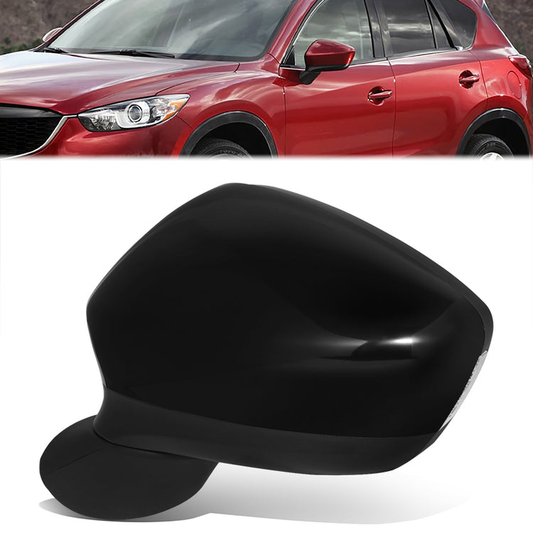 RETROVISOR MIRROR - OE STYLE - MAZDA CX-5 2013-2015 - WITH POWER WITH HEATED WITH BLIND SPOT WITH SIGNAL - DRIVER LEFT SIDE - BLACK