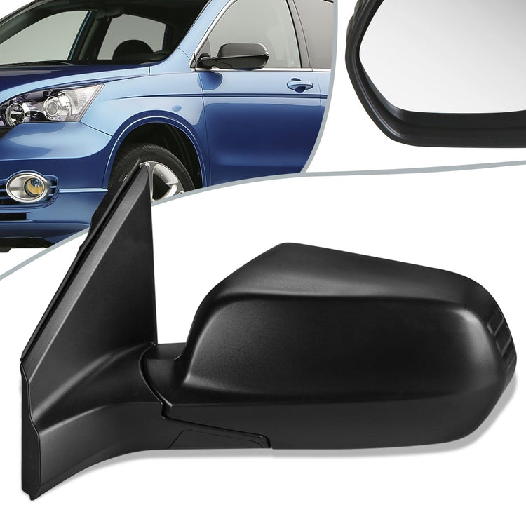 RETROVISOR MIRROR - OEM - 12-16 HONDA CR-V - POWERED - TEXTURED - BLACK - LEFT