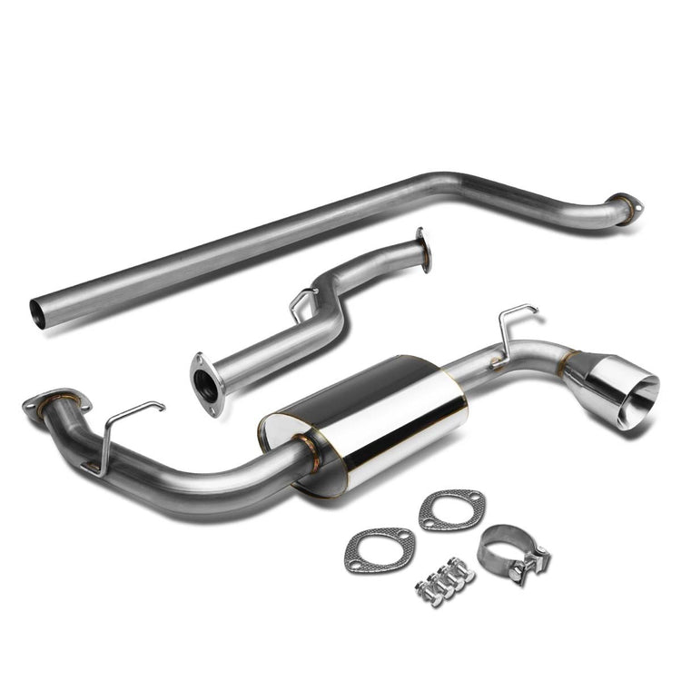 TUBERIA CATBACK CATBACK - 00-05 DODGE NEON - SINGLE ROLLED TIP - STAINLESS STEEL