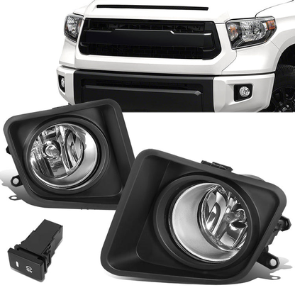 FAROS DE NIEBLA 14-21 TOYOTA TUNDRA - H1 BULB - WITH SWITCH, WIRING - CLEAR