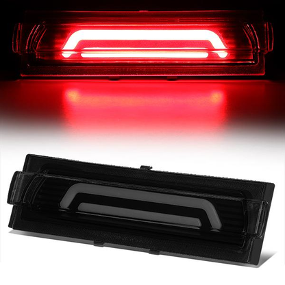 LUZ DE FRENO 91-96 CHEVY CORVETTE - PLUGS INTO FACTORY BULB SOCKET - 3D - LED - BLACK / SMOKE