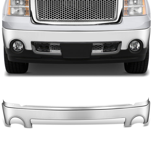 DEFENSA 07-08 GMC SIERRA 1500 / 07-08 GMC SIERRA 2500 HD / 07-08 GMC SIERRA 3500 HD, WITH FOG LIGHT; WITHOUT AIR INLET - CHROME