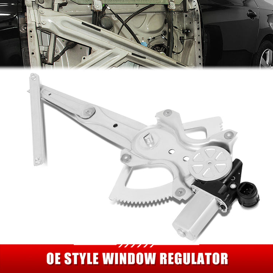REGULADOR DE VENTANA WINDOW MOTORS & REGULATORS - TOYOTA CAMRY 2002-2006 - FITS MODELS BUILT IN THE USA - METALLIC - BARE STEEL / PLASTIC