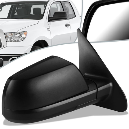 RETROVISOR MIRROR - OEM - 07-13 TOYOTA TUNDRA / 08-13 TOYOTA SEQUOIA - MANUAL - TEXTURED - BLACK - RIGHT