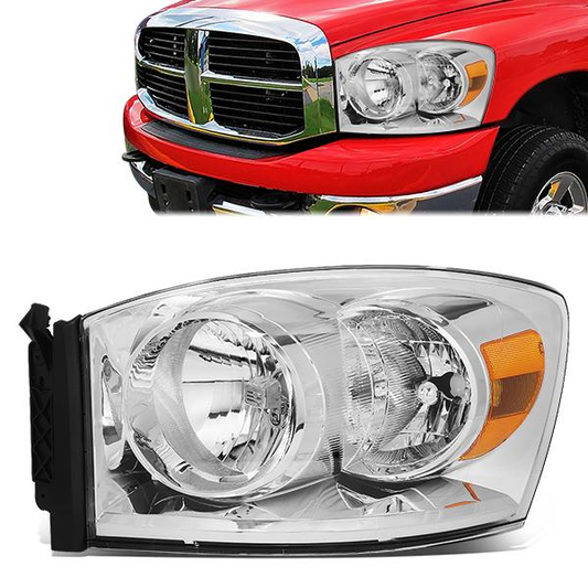 FAROS OE STYLE - 07-08 DODGE RAM 1500 / 07-09 DODGE RAM 2500 / 07-09 DODGE RAM 3500 / 08-10 DODGE RAM 4500 / 08-10 DODGE RAM 5500 - H13 HIGH / LOW BEAM / 3157A SIGNAL - LEFT