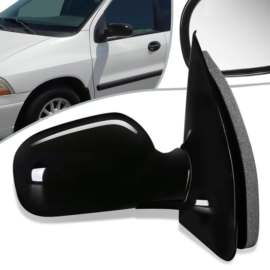 RETROVISOR MIRROR - OEM - 99-03 FORD WINDSTAR - POWERED - PAINTABLE - BLACK - RIGHT