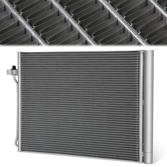 CONDENSADOR HYUNDAI VELOSTER 19-21 - KIA SOUL 20-24 - FOR 2.0L MODEL - ALUMINUM