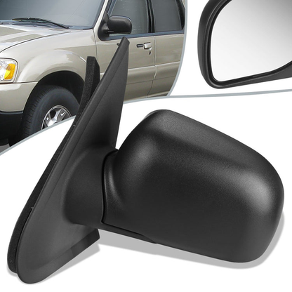 RETROVISOR MIRROR - OEM - 95-01 FORD EXPLORER - MANUAL - TEXTURED - BLACK - LEFT