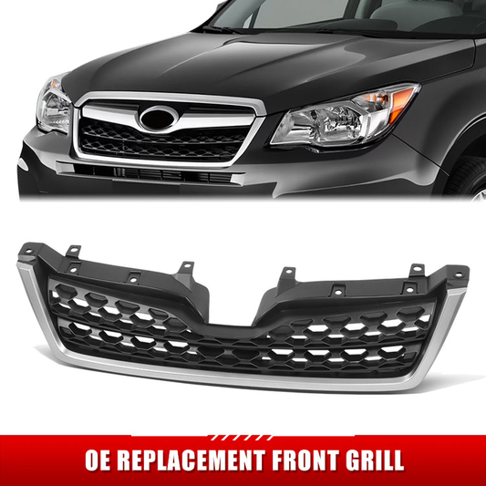 PARRILLA GRILLE - SB FORSTER '14-'16/'17-'18/ GRILLE ASS'Y 14-16/ LOWER MAT-GRAY/ W/PAINTED GRAY  MOULDING (2.5)/ (TYPE 2)//PARTS.NO,SU1200167//OEM NO,91121SG030