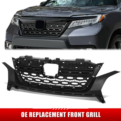 PARRILLA GRILLE - HD PASSORT 19-21/ GRILLE ASS'Y/ W/TEXTURED BLACK/ (ELITE/EXL/SPORT/TOURING)//PARTS.NO,HO1200250//OEM NO,71121TGSA00