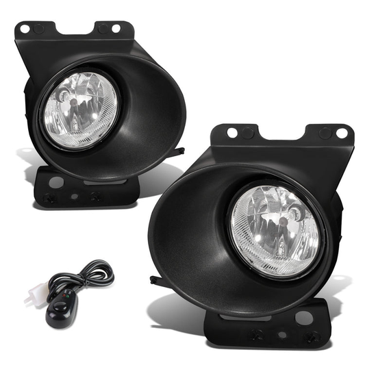 FAROS DE NIEBLA 06-08 FORD F-150, LINCOLN MARK LT - WITH SWITCH - H10 BULB - CHROME / CLEAR
