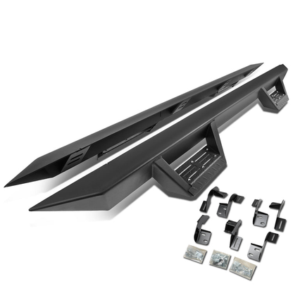 ESTRIBOS STEP DOWN - 09-17 DODGE RAM 1500 - QUAD CAB - BLACK