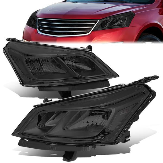 FAROS 13-17 CHEVY TRAVERSE - SMOKE HOUSING / CLEAR CORNER - H11 LOW BEAM / H7 HIGH BEAM