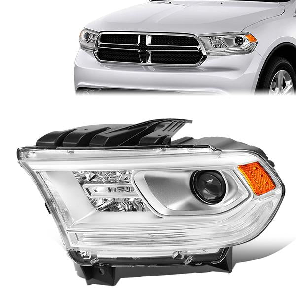 FAROS OE STYLE - 14-20 DODGE DURANGO - FITS MODELS W/ HALOGEN HEADLIGHTS WITHOUT LED DRL ONLY - 9005 HIGH & LOW BEAM / 3157 SIGNAL - LEFT