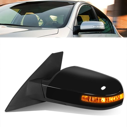 RETROVISOR MIRROR - OE STYLE - NISSAN ALTIMA 10-12 - WITH POWER WITH SIGNAL - DRIVER SIDE - PAINT TO MATCH - BLACK