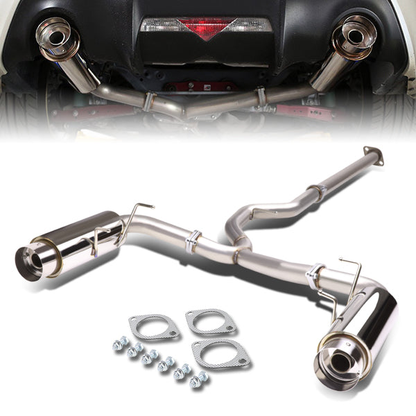 TUBERIA CATBACK CATBACK - 13-17 SCION FRS , SUBARU BRZ , TOYOTA 86 2.0L - DUAL TIP - STAINLESS STEEL