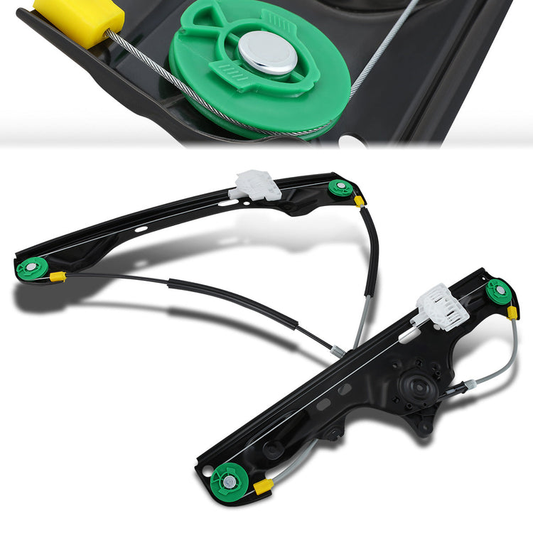 REGULADOR DE VENTANA WINDOW MOTORS & REGULATORS - METALLIC - 13-15 BMW X1 - METALLIC - BARE STEEL/PLASTIC