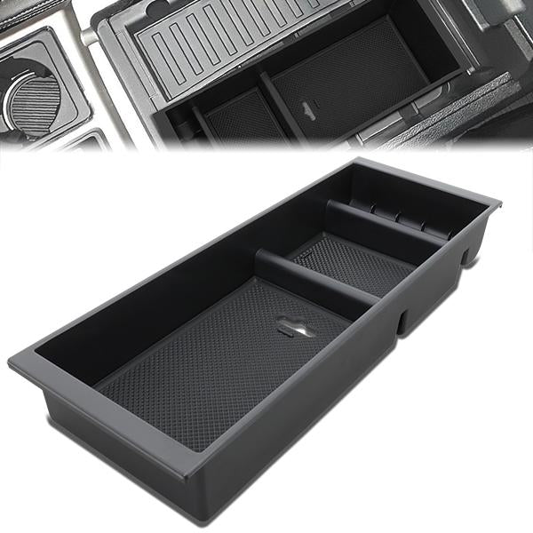 nan CENTER CONSOLE ORGANIZER TRAY - 15-19 FORD F-150 - FITS MODELS WITH BUCKET SEATS - BLACK