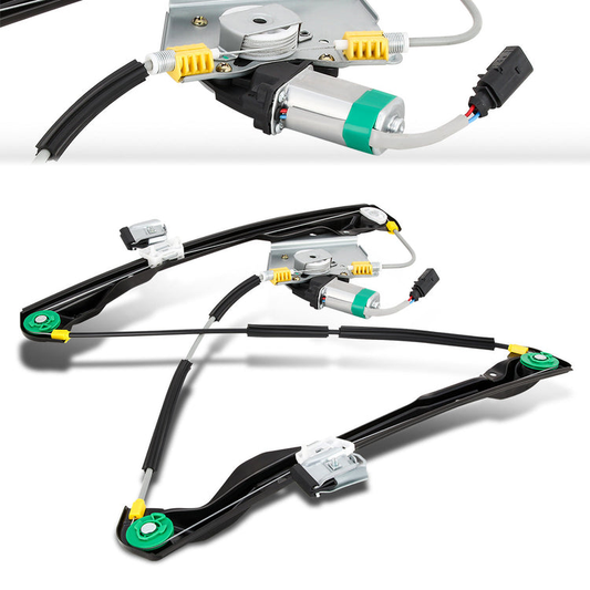 REGULADOR DE VENTANA WINDOW MOTORS & REGULATORS - METALLIC - 00-07 FORD FOCUS - METALLIC - BARE STEEL/PLASTIC