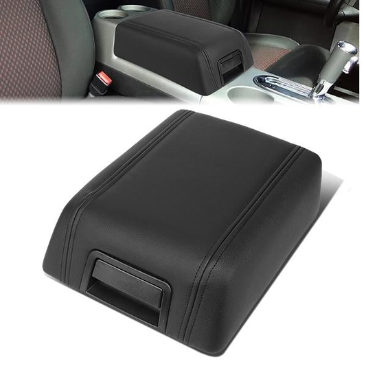 TAPA DE CONSOLA CENTER CONSOLE LID - 04-08 FORD F-150 / 06-08 LINCOLN MARK LT - ONLY FITS MODELS WITH FLOOR SHIFT - BLACK