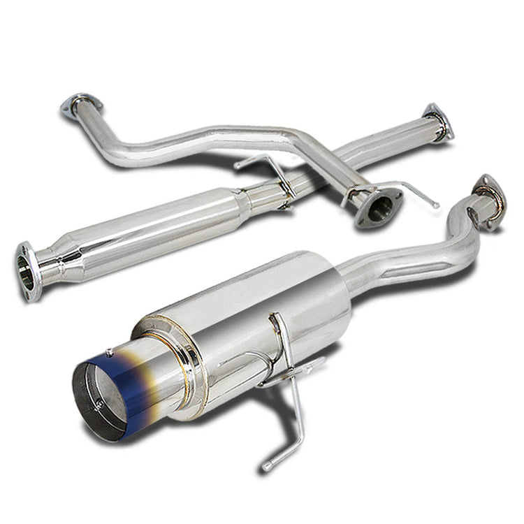 TUBERIA CATBACK CATBACK - 94-01 ACURA INTEGRA 94-01 2/3 DOOR RS/LS/GS - SINGLE BURNT TIP - STAINLESS STEEL