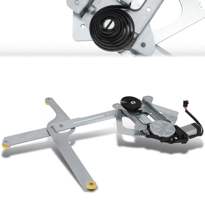 REGULADOR DE VENTANA WINDOW MOTORS & REGULATORS - METALLIC - 88-02 CHEVY GMC BLAZER TAHOE YUKON - METALLIC - BARE STEEL/PLASTIC