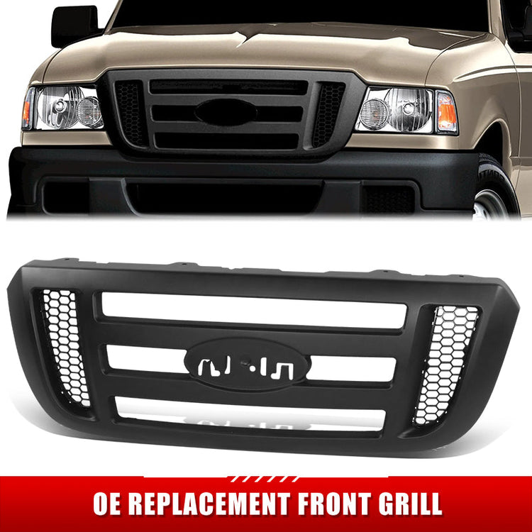 PARRILLA GRILLE - FD RANGR '06-'11/ GRILLE ASS'Y/ DARK GREY W/BLACK INNER//PARTS.NO,FO1200473//OEM NO,6L5Z8200CAA