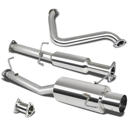 TUBERIA CATBACK CATBACK - 97-01 HONDA PRELUDE - SINGLE TIP - STAINLESS STEEL