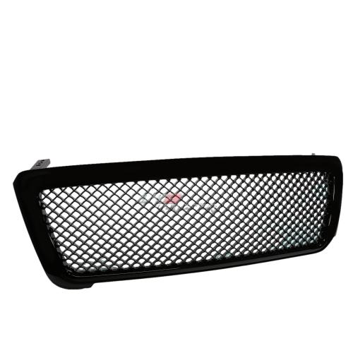 PARRILLA GRILLE - 04-08 FORD F-150 - DIAMOND MESH STYLE - ABS - BLACK