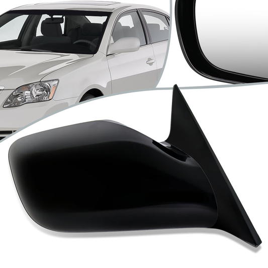 RETROVISOR MIRROR - OEM - 05-10 TOYOTA AVALON - POWERED - BLACK MATERIAL - RIGHT