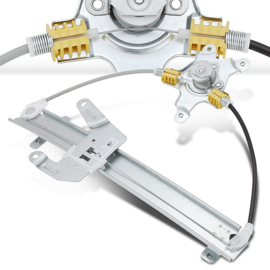 REGULADOR DE VENTANA WINDOW MOTORS & REGULATORS - METALLIC - 91-94 NISSAN SENTRA/91-12 NISSAN TSURU SEDAN / WAGON - METALLIC - BARE STEEL/PLASTIC