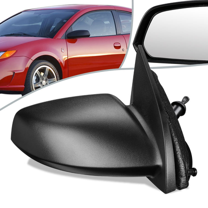 RETROVISOR MIRROR - OEM - 03-07 SATURN ION COUPE - MANUAL - TEXTURED - BLACK - RIGHT