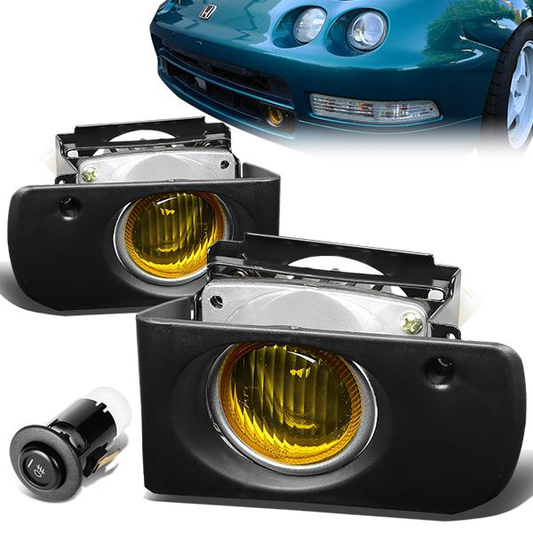 FAROS DE NIEBLA 94-97 ACURA INTEGRA 3/4-DR - W/ SWITCH - H3 BULB - AMBER