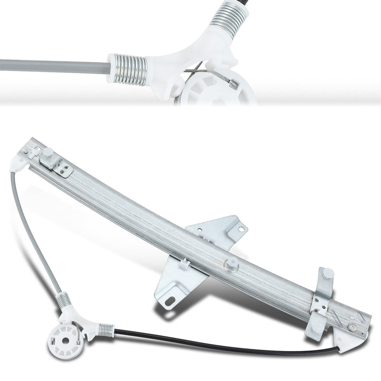 REGULADOR DE VENTANA WINDOW MOTORS & REGULATORS - METALLIC - 93-97 GEO PRIZM
 93-97 TOYOTA COROLLA - METALLIC - BARE STEEL/PLASTIC