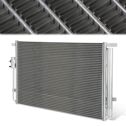 CONDENSADOR KIA SORENTO 2016-2018 - ALUMINUM - SILVER