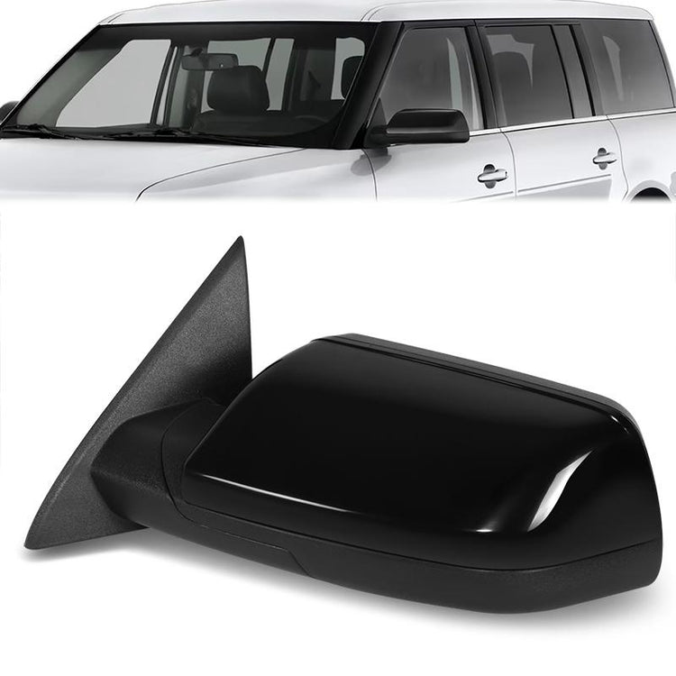 RETROVISOR MIRROR - OE STYLE - FORD FLEX 2013-2019 - WITH POWER WITH HEATED GLASS - DRIVER LEFT SIDE - BLACK